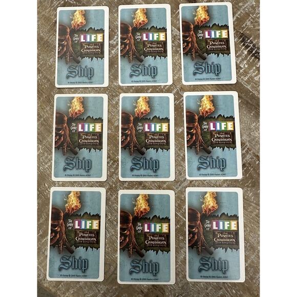 Game of Life Pirates of the Caribbean 2005 Dead Mans Chest Replacement Cards - Picture 4 of 9
